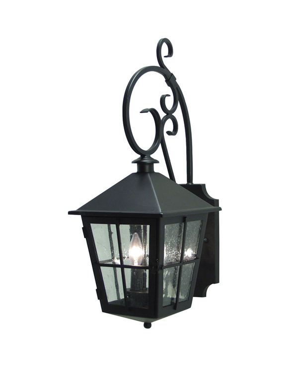 03.1100.d.10 26.5 X 10 In. Gore 2 Bulb Outdoor Wall Sconce, Blackwash