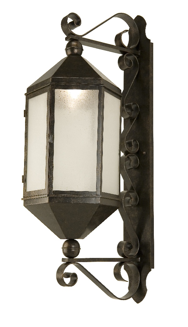 03.1172.14 42 X 14 In. Plaza 1 Bulb Exterior Wall Sconce Lantern