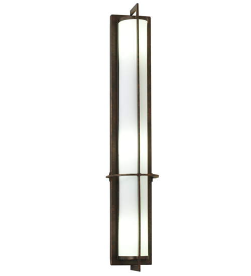 04.1312.7 37.5 X 7 In. Cilindro Kenzo 3 Bulb Wall Sconces, Gilded Tobacco