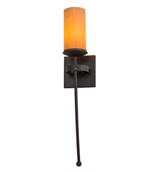 04.1480.1.061t 28 X 6 In. Bechar 1 Bulb Wall Sconces, Copper Rust