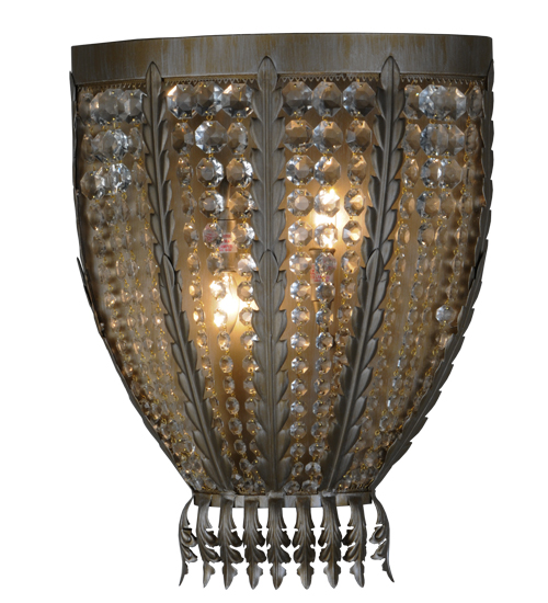 04.1489.16.x 20 X 16 In. Chrisanne 2 Bulb Ada Wall Sconce, Antique Silver