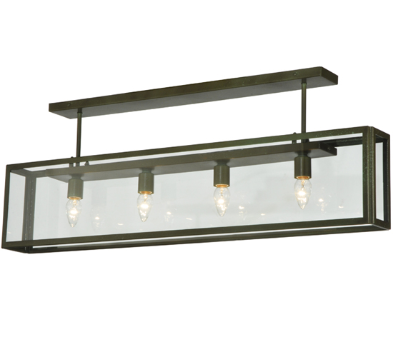 200309.16 17 X 47 In. Affinity Pendants, Solar Black - 4 Bulbs