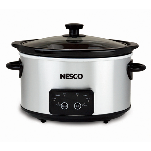 Nesco Dsc-4-25 4 Qt. Slow Cooker Digital, Oval - Stainless Steel