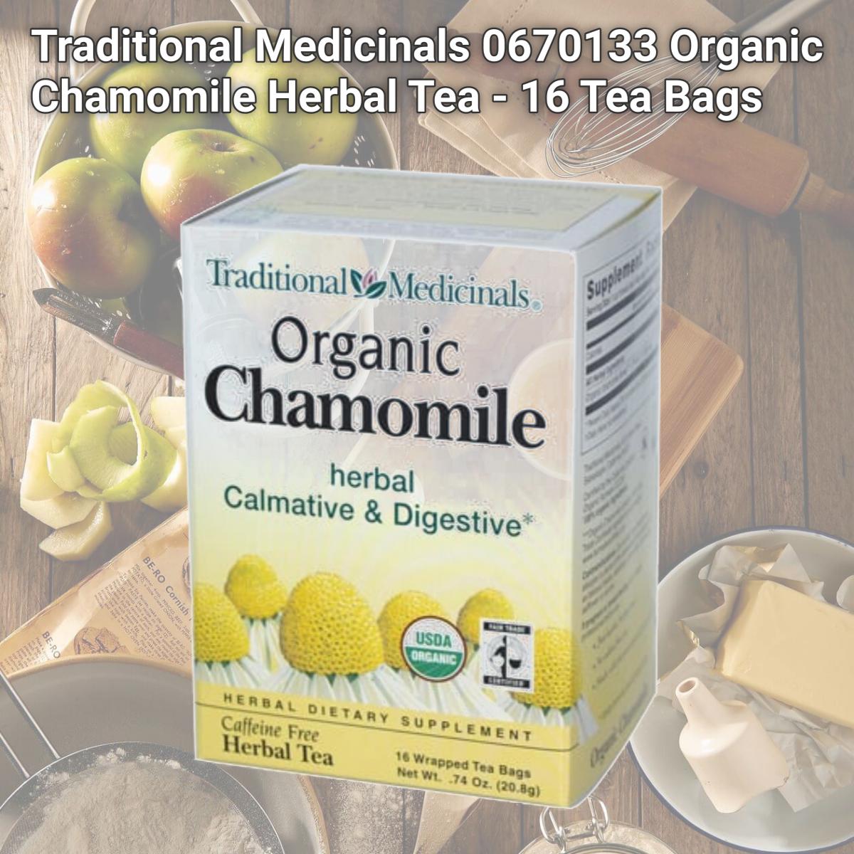 Picture of Traditional Medicinals 0670133 Organic Chamomile Herbal Tea - 16 Tea Bags