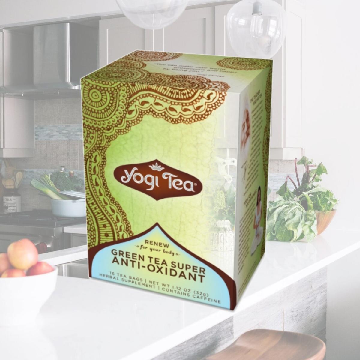 Picture of Yogi 0672410 Yogi Tea  Green Tea Super Antioxidant  16 Tea Bags  1.12 - 32 g - 1 box