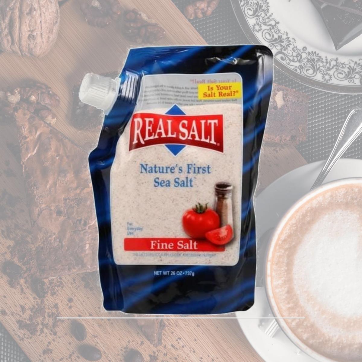 Picture of Real Salt 0761908 Fine Salt  26 oz - 737 g -26 oz