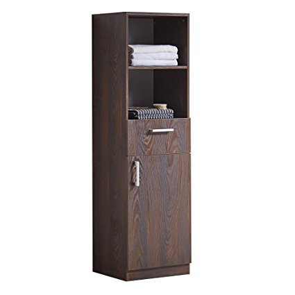 In3571-br Side Cabinet, Brown - 71 In.
