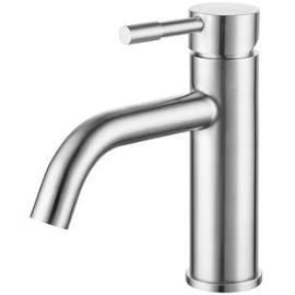 19 In. Single Handle Pull Out Kitchen Faucet, Satin