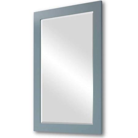 Wb8100-32m-g 32 In. Framed Mirror, Grey-32 In. W X 36 In. H