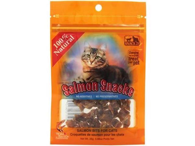 Ngi1019 25 G Salmon Cat Treats Box - 12 Pouches