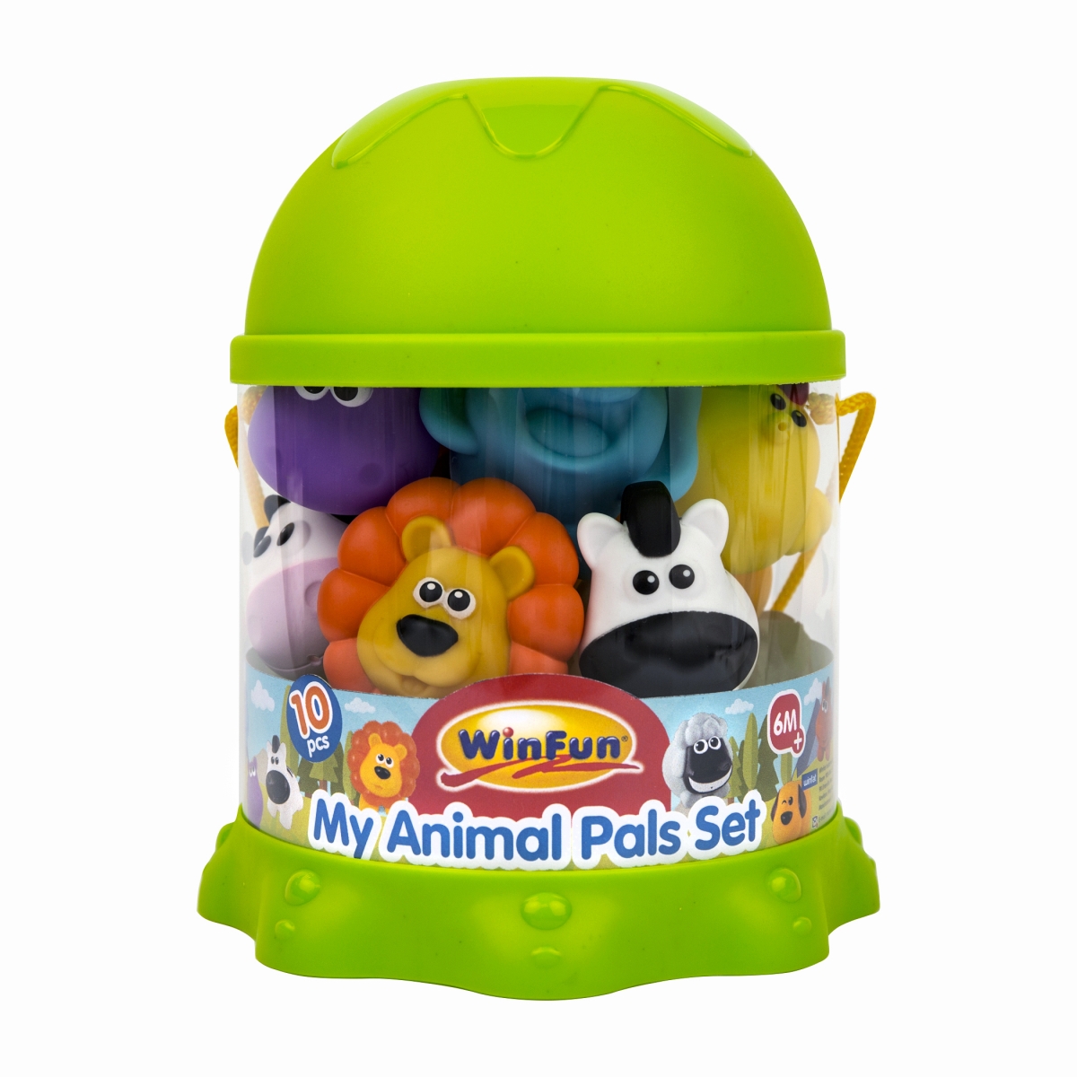 1310 My Animals Bath Playset, Multi Color - 10 Piece