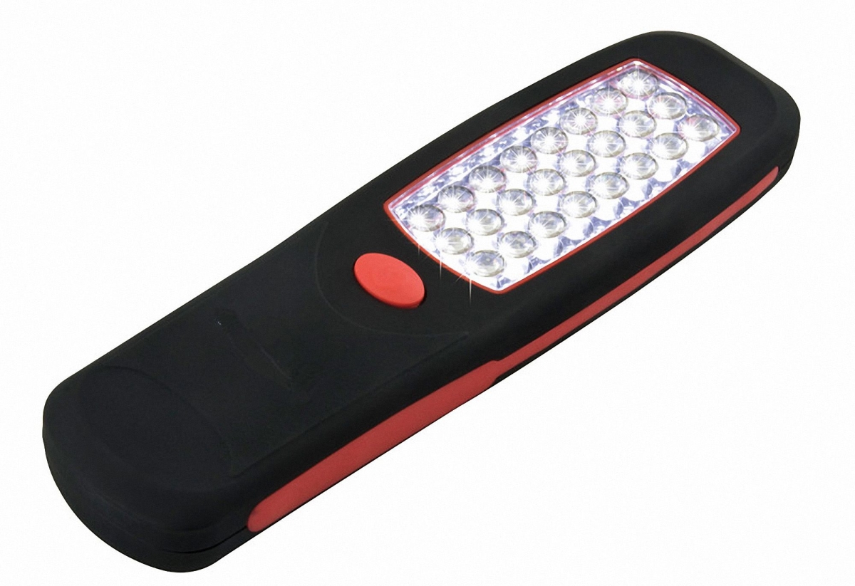 86241 24 Led Super Bright Worklight Flashlight With Built-in Hook Hanger & Magnet