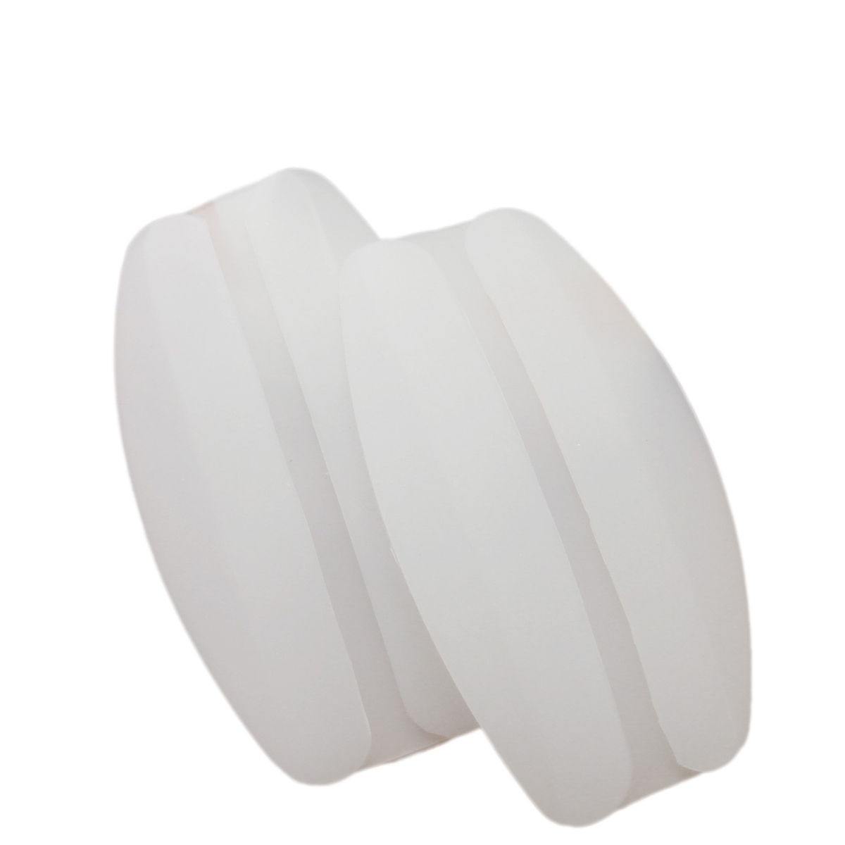 92600-white Soft Silicone Bra Strap Cushion For Ease Shoulder Discomfort - White