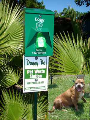 2129 Doggy Do Pet Waste Station Complete Without Pole