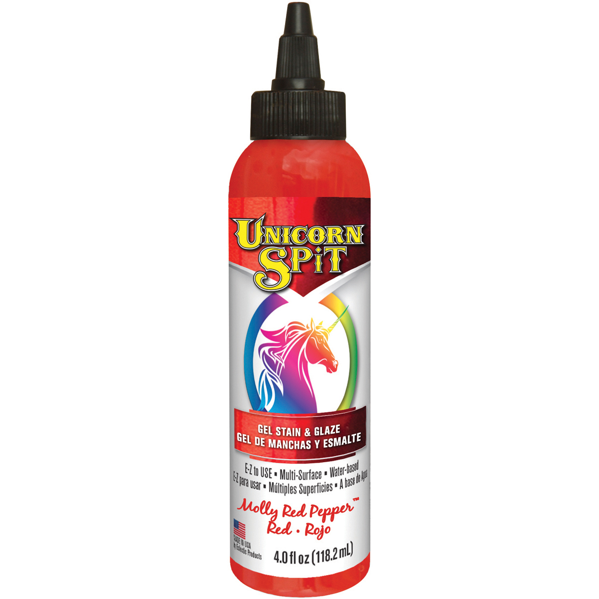 5770-002 Unicorn Spit Wood Stain And Glaze - Molly Red Pepper
