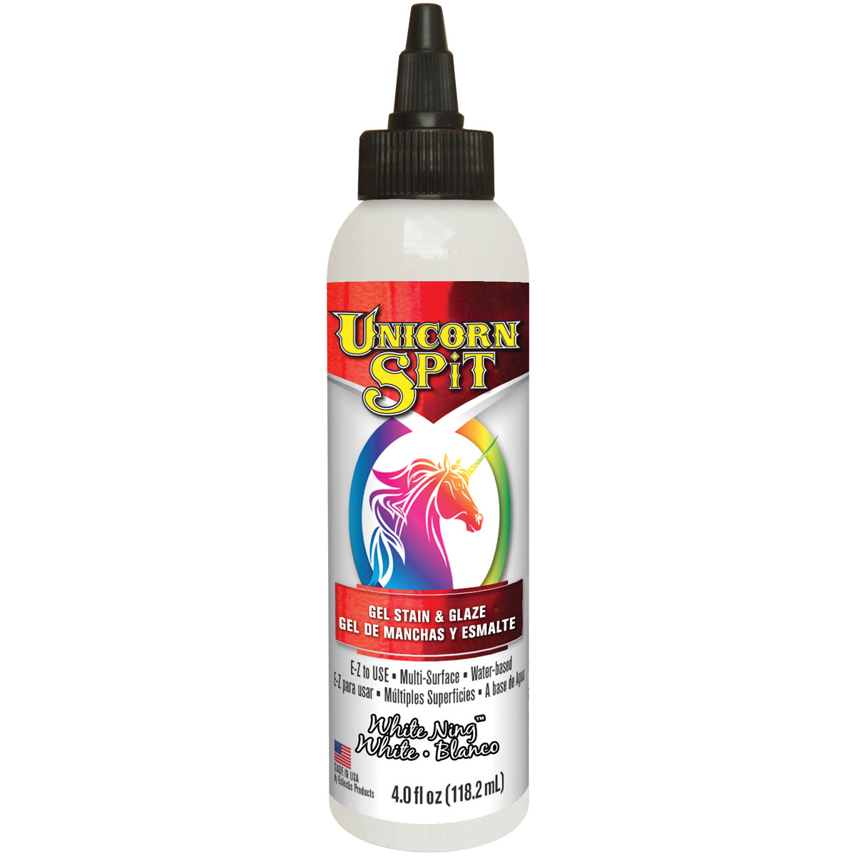 5770-005 Unicorn Spit Wood Stain And Glaze - White Ning