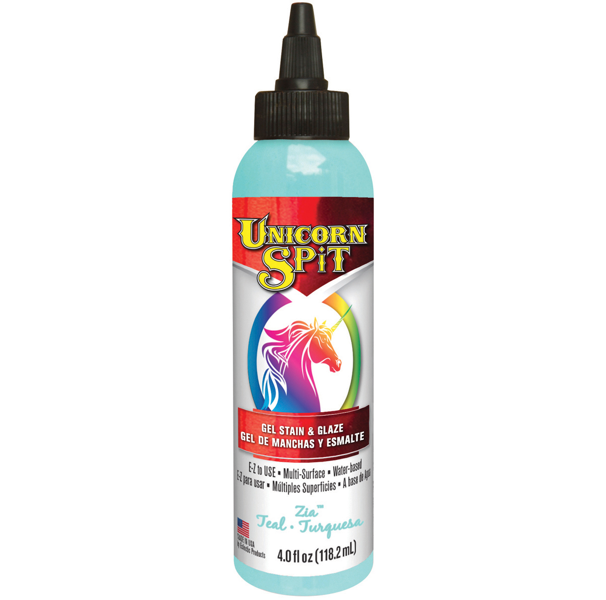 5770-006 Unicorn Spit Wood Stain And Glaze - Zia Teal