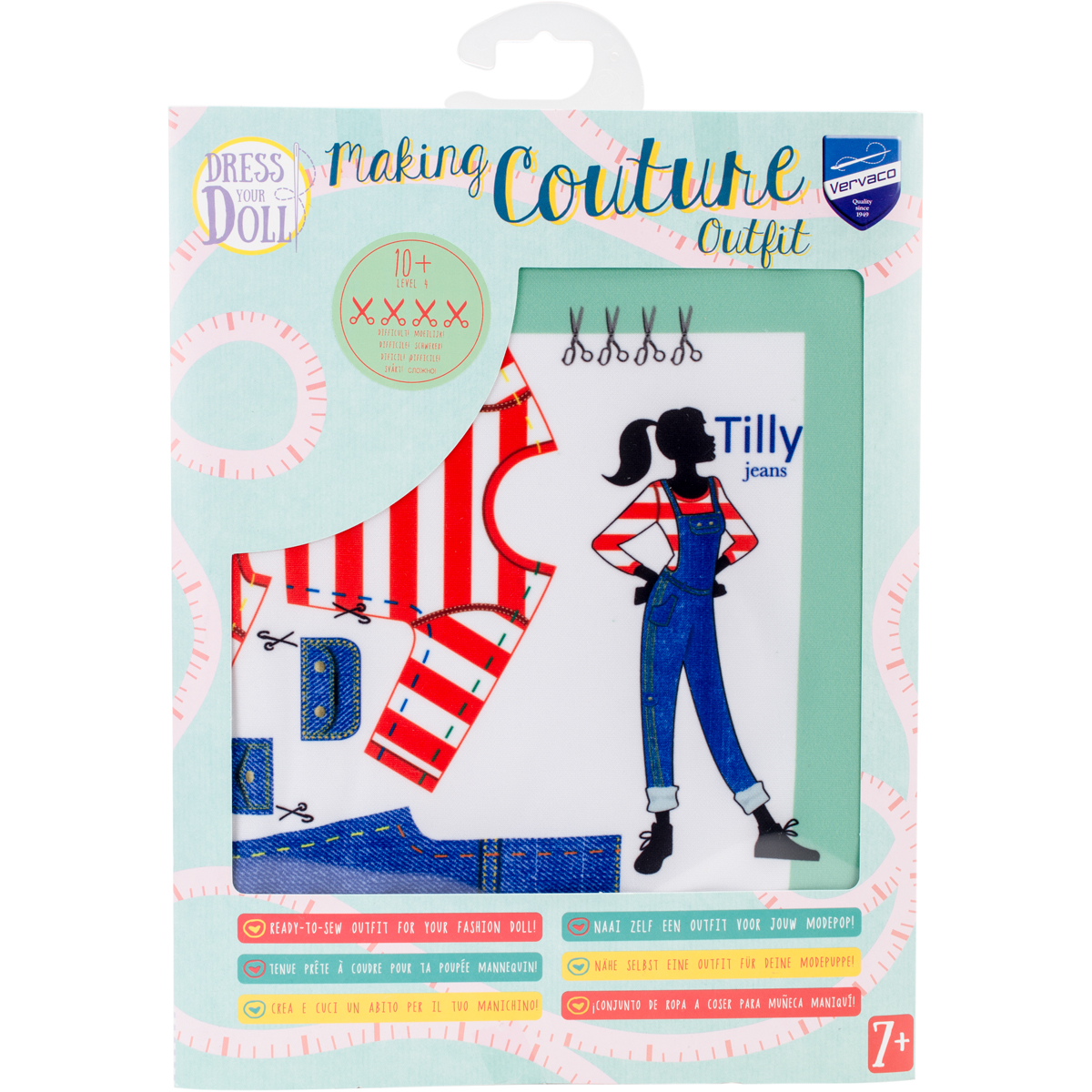 V0164668 Dress Your Doll Making Couture Outfit Set - Tilly Jeans