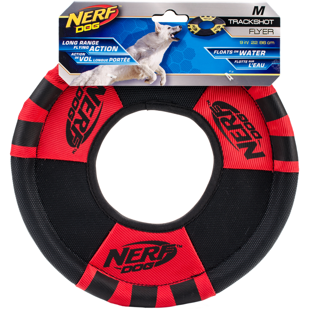 G8935 Nerf Trackshot Toss And Tug Rick, Red, 9 In.