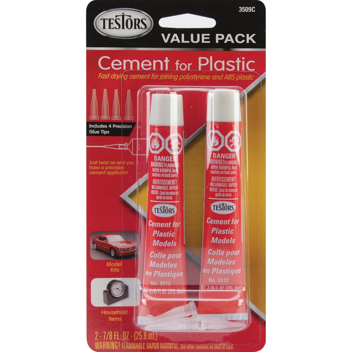 3509c Plastic Cement Value Pack - 2 Per Pack