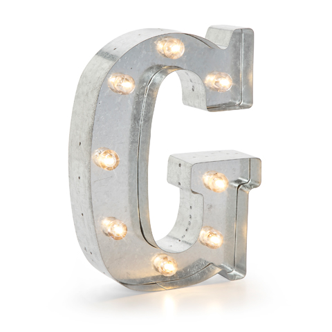 5915-708 Metal Marquee Letter - G