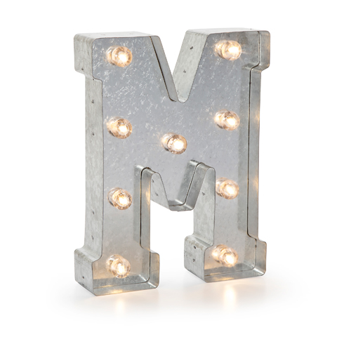 5915-714 Metal Marquee Letter - M