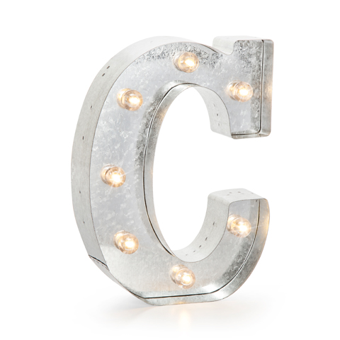 5915-704 Metal Marquee Letter - C