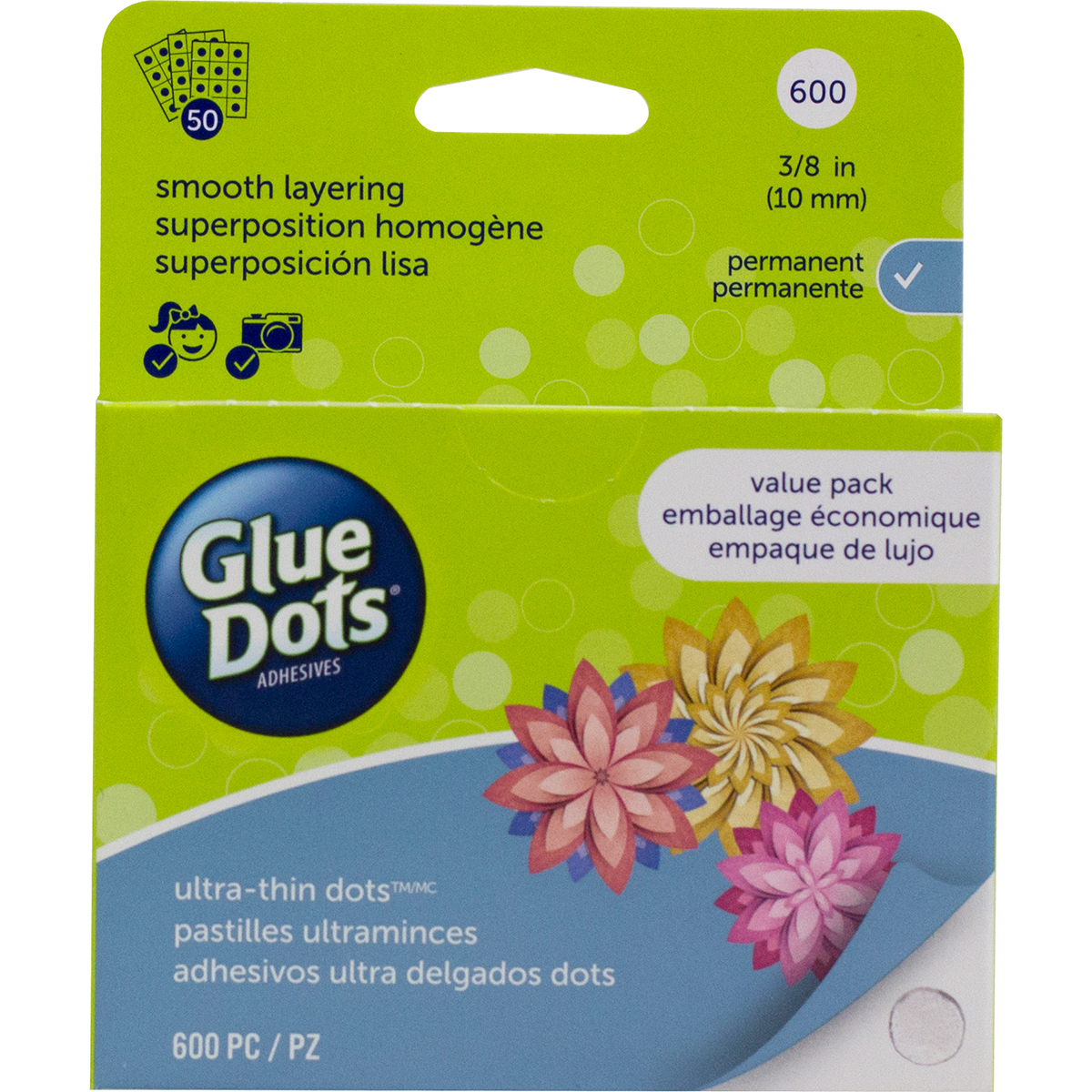 5290 0.5 In. Ultra-thin Dot Sheets Value - Pack Of 600