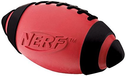 G8650 Squeak Rubber Football Dog Toy, Red