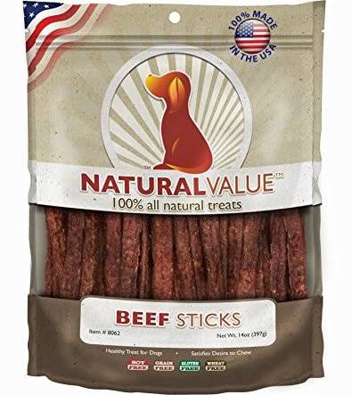 16 Oz Natural Value Treats Beef Sticks