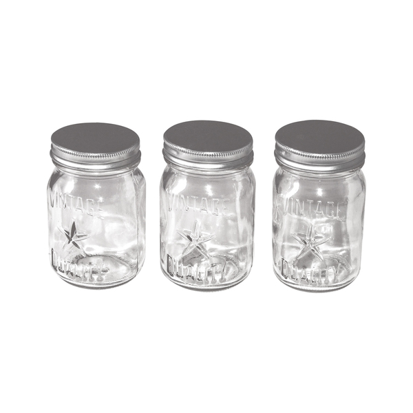 Advantus Th93202 Idea-ology Mini Glass Mason Jars - Pack Of 3