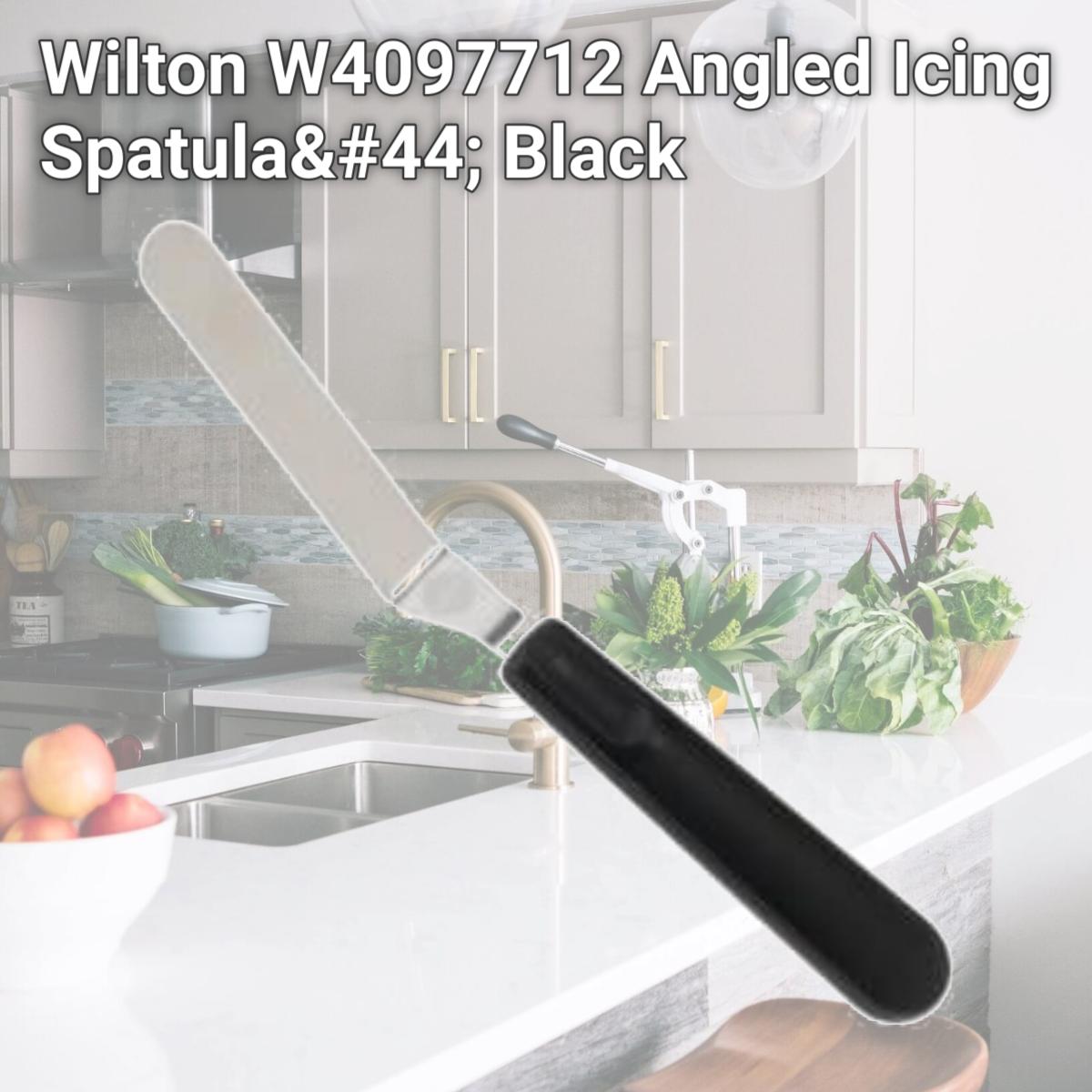 Picture of Wilton W4097712 Angled Icing Spatula, Black