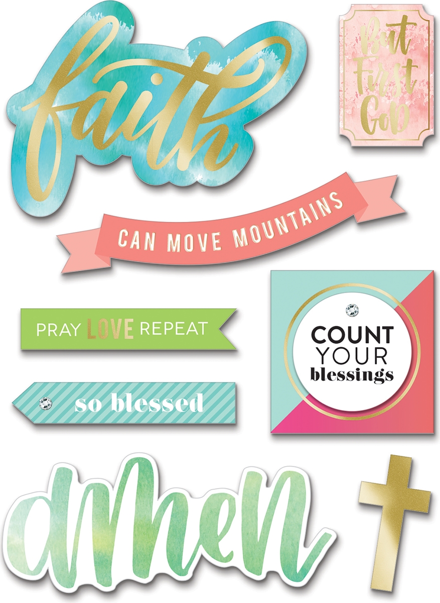 UPC 673808000109 product image for Me & My Big Ideas SS-1682 Faith Can Move Mountains - Soft Spoken Embellishment | upcitemdb.com