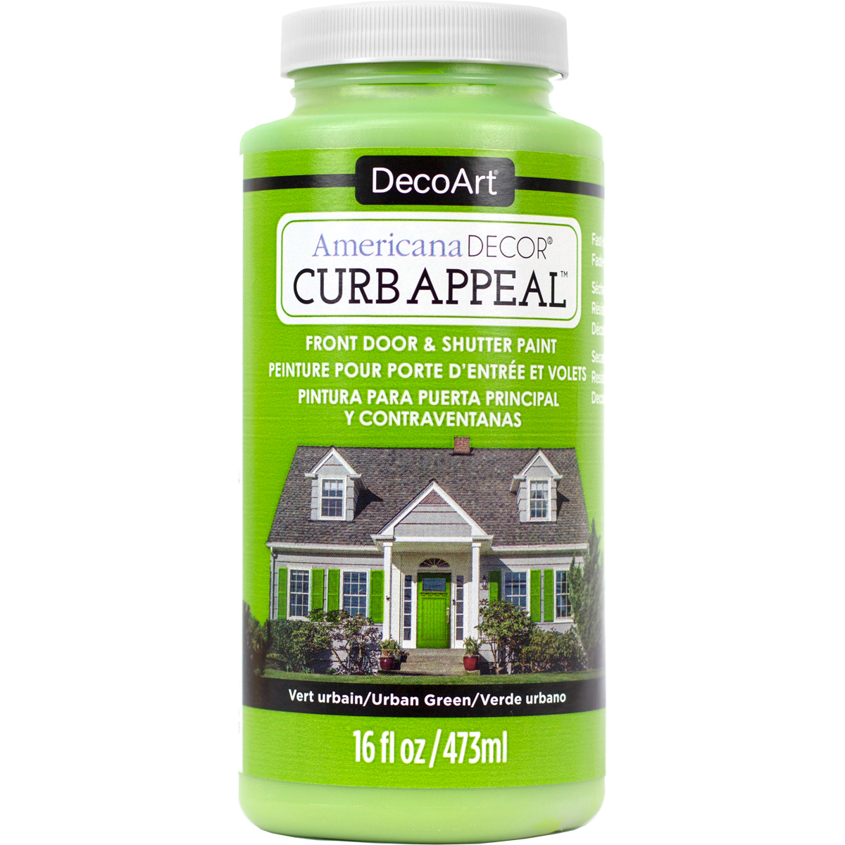 Deco Art ADCA65-10 16 oz Curb Appeal Paint Urban Green Deco Art ADCA65-10 16 oz Curb Appeal Paint Urban Green