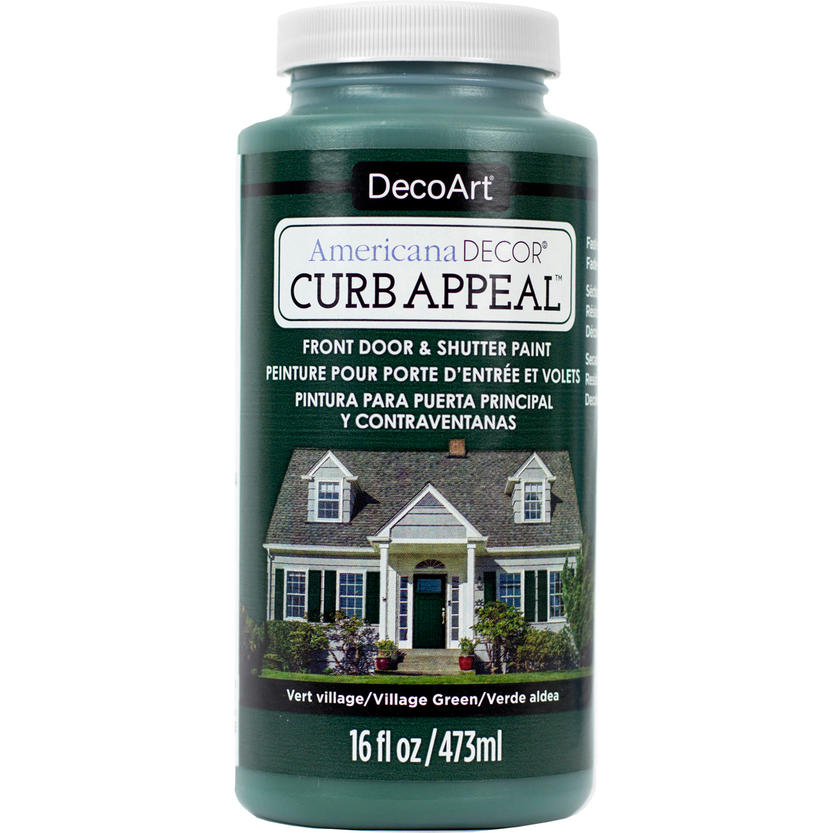 Deco Art ADCA65-13 16 oz Curb Appeal Paint Village Green Deco Art ADCA65-13 16 oz Curb Appeal Paint Village Green