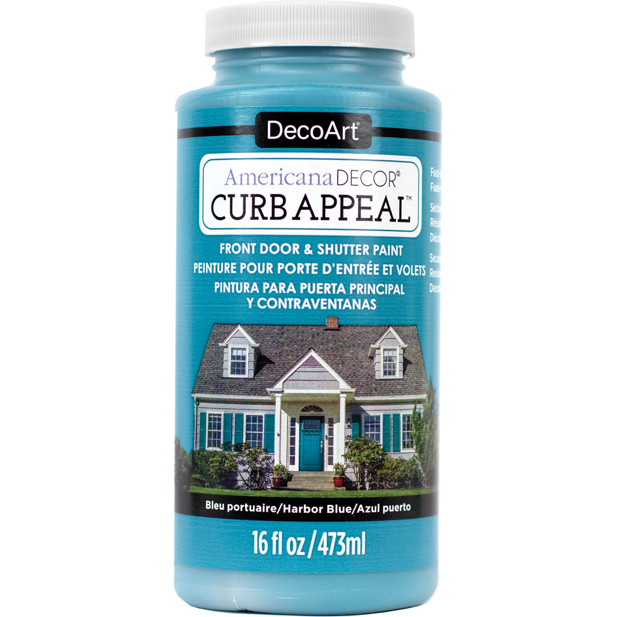 Deco Art ADCA65-15 16 oz Curb Appeal Paint Harbor Green Deco Art ADCA65-15 16 oz Curb Appeal Paint Harbor Green