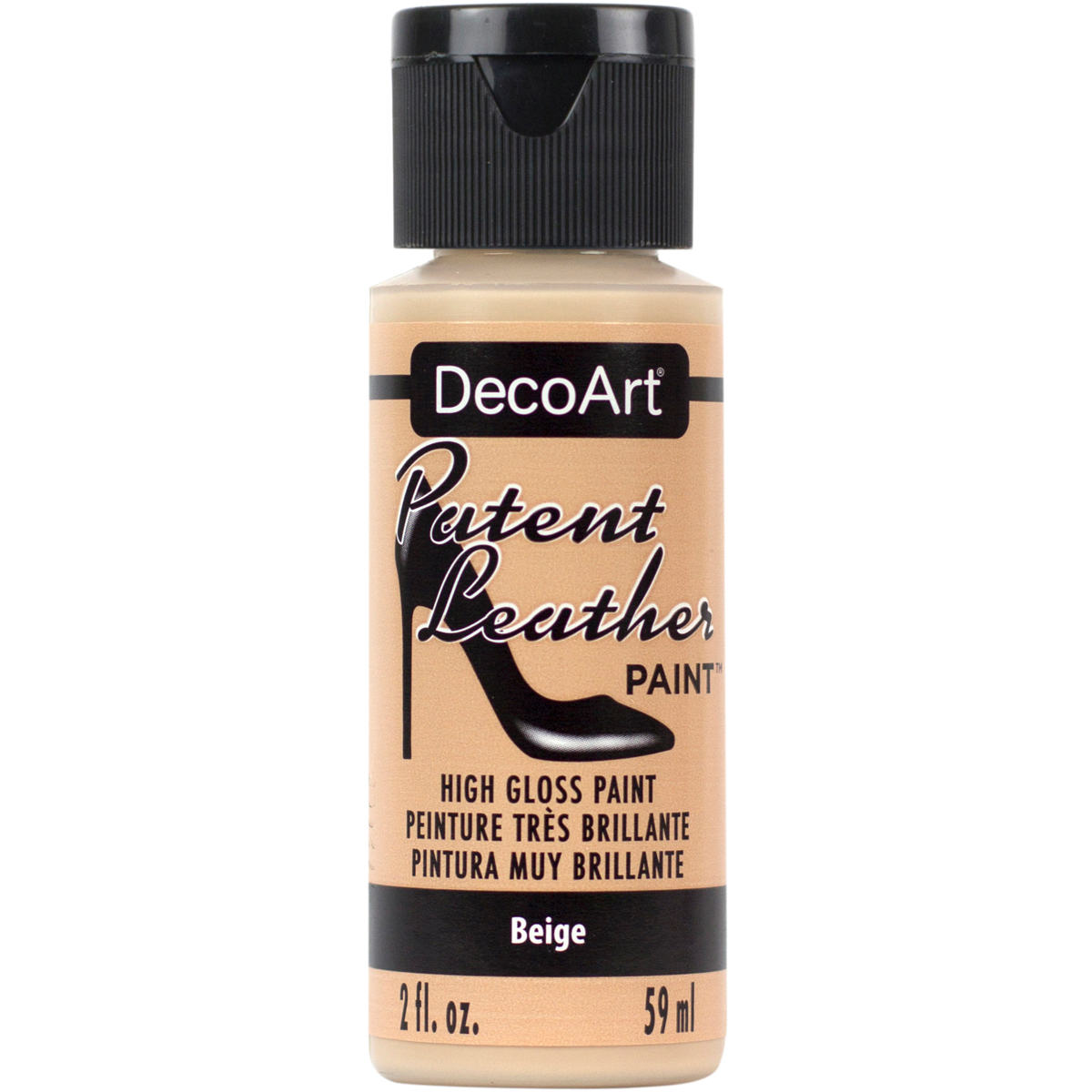 Deco Art DPL-03 2 oz Patent Leather Paint Beige Deco Art DPL-03 2 oz Patent Leather Paint Beige