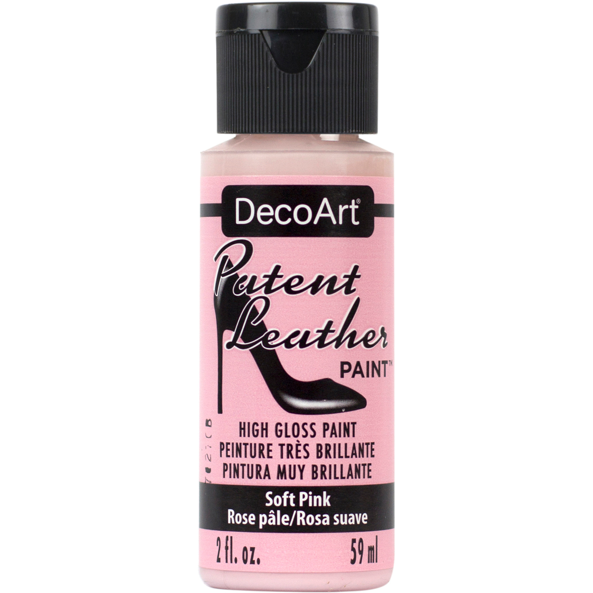 Deco Art DPL-04 2 oz Patent Leather Paint Soft Pink Deco Art DPL-04 2 oz Patent Leather Paint Soft Pink