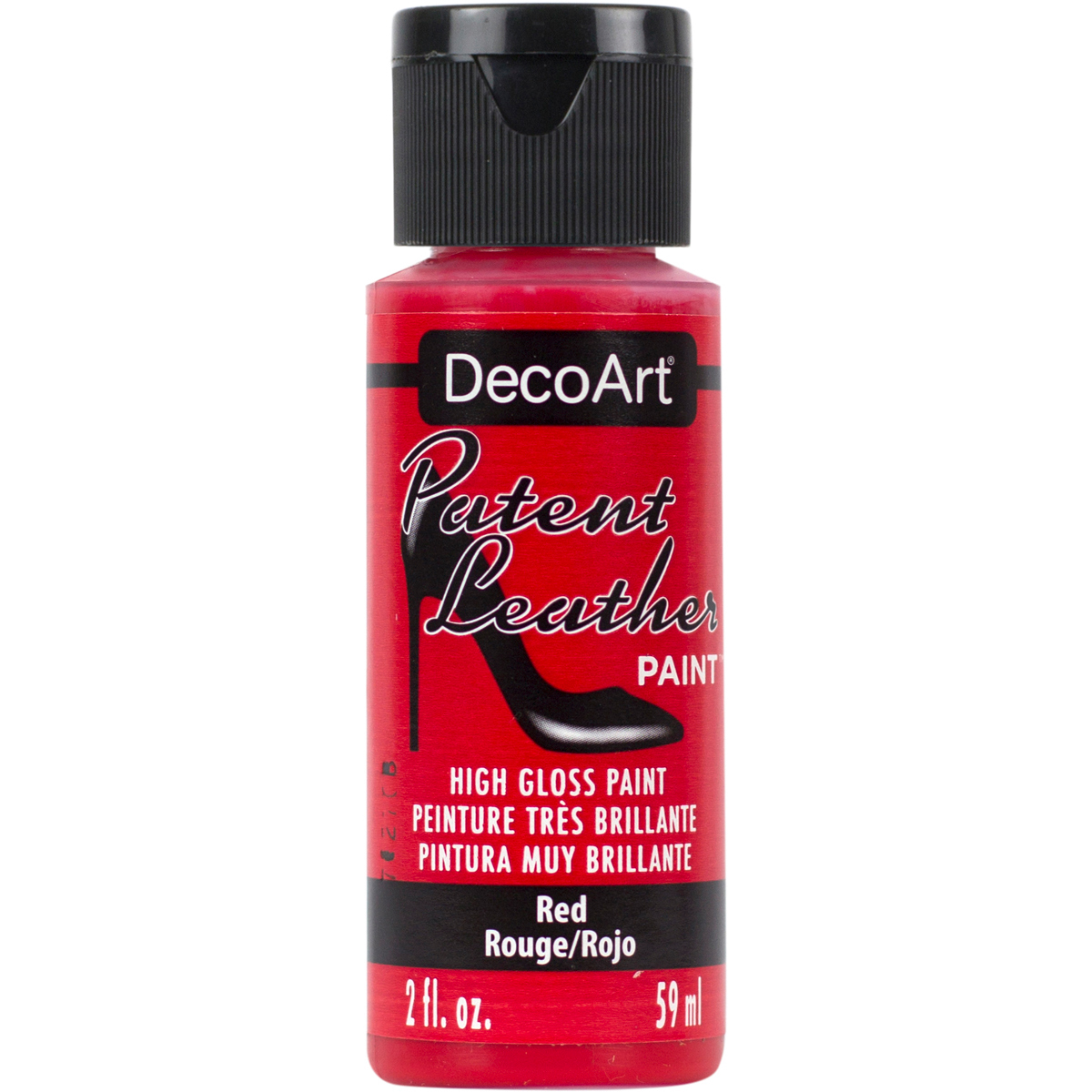 Deco Art DPL-06 2 oz Patent Leather Paint Red Deco Art DPL-06 2 oz Patent Leather Paint Red