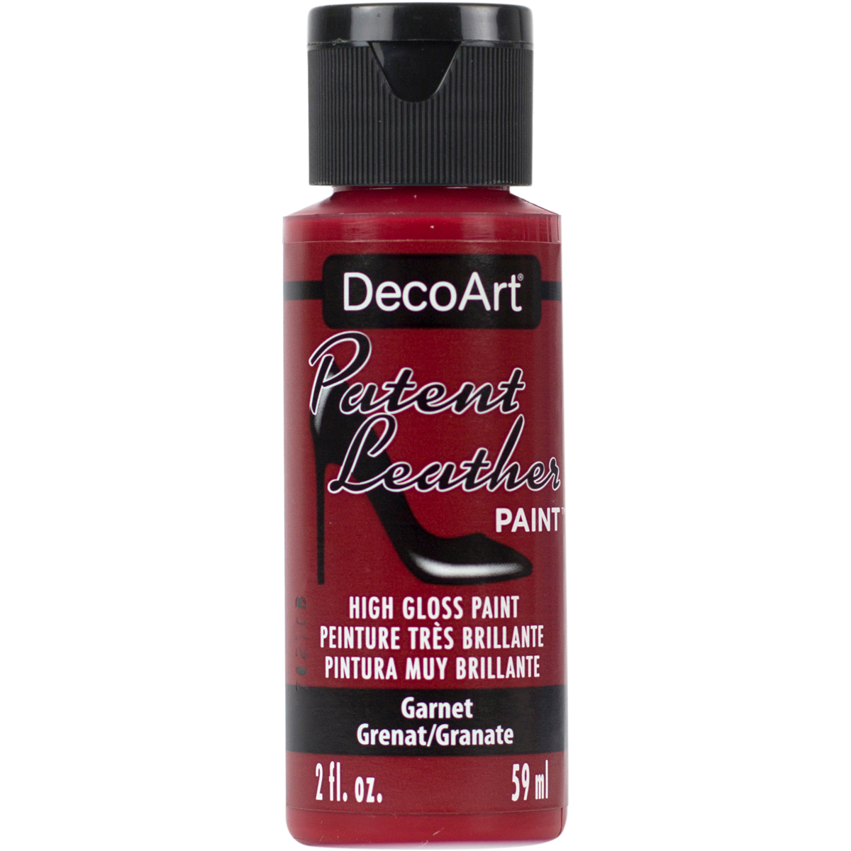 Deco Art DPL-07 2 oz Patent Leather Paint Garnet Deco Art DPL-07 2 oz Patent Leather Paint Garnet