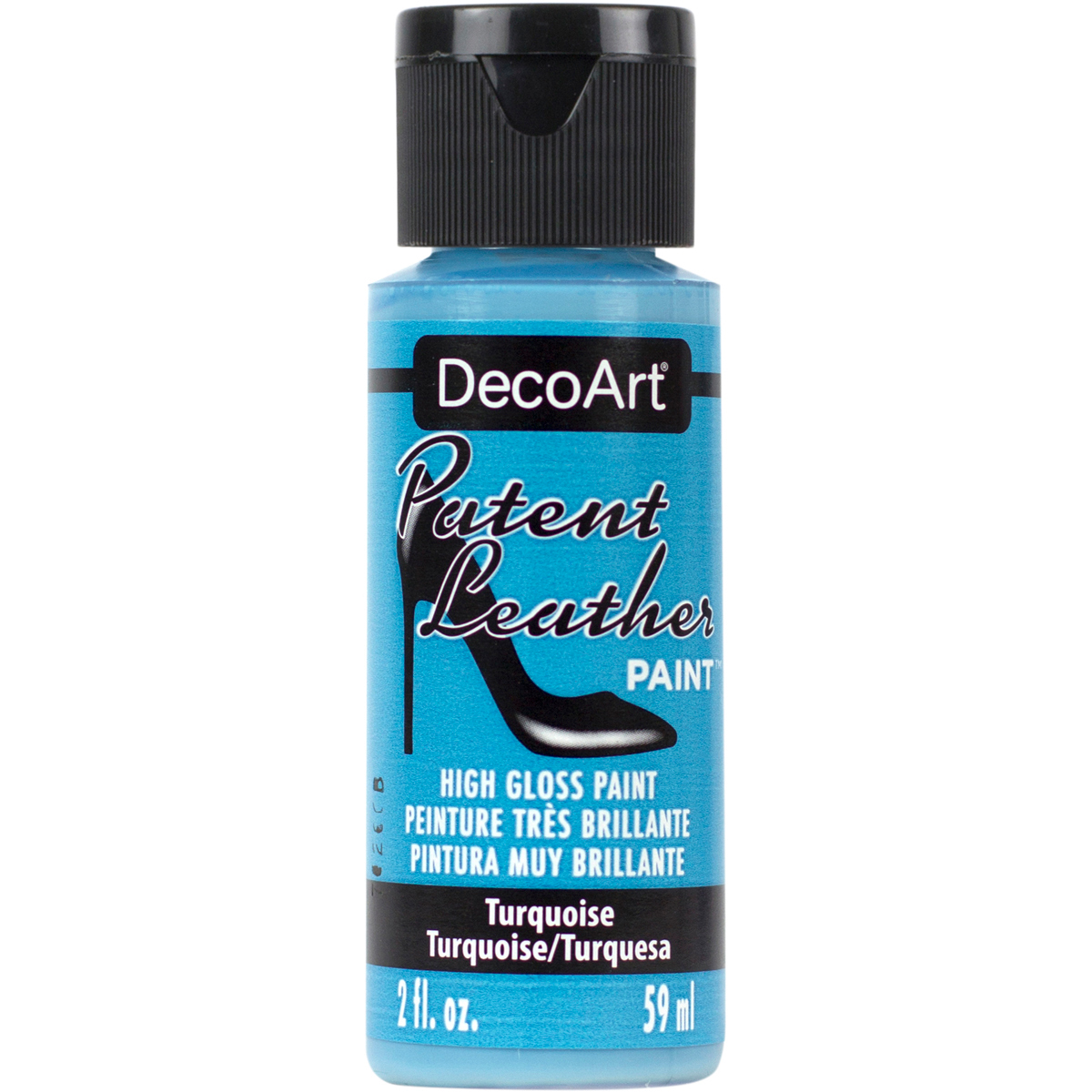 Deco Art DPL-09 2 oz Patent Leather Paint Turquoise Deco Art DPL-09 2 oz Patent Leather Paint Turquoise