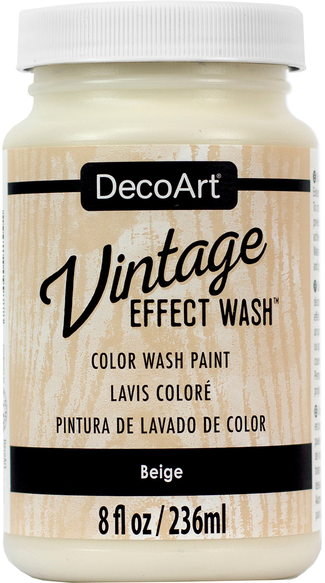 Deco Art DCW64-03 8 oz Americana Vintage Effect Wash Paint Beige Deco Art DCW64-03 8 oz Americana Vintage Effect Wash Paint Beige