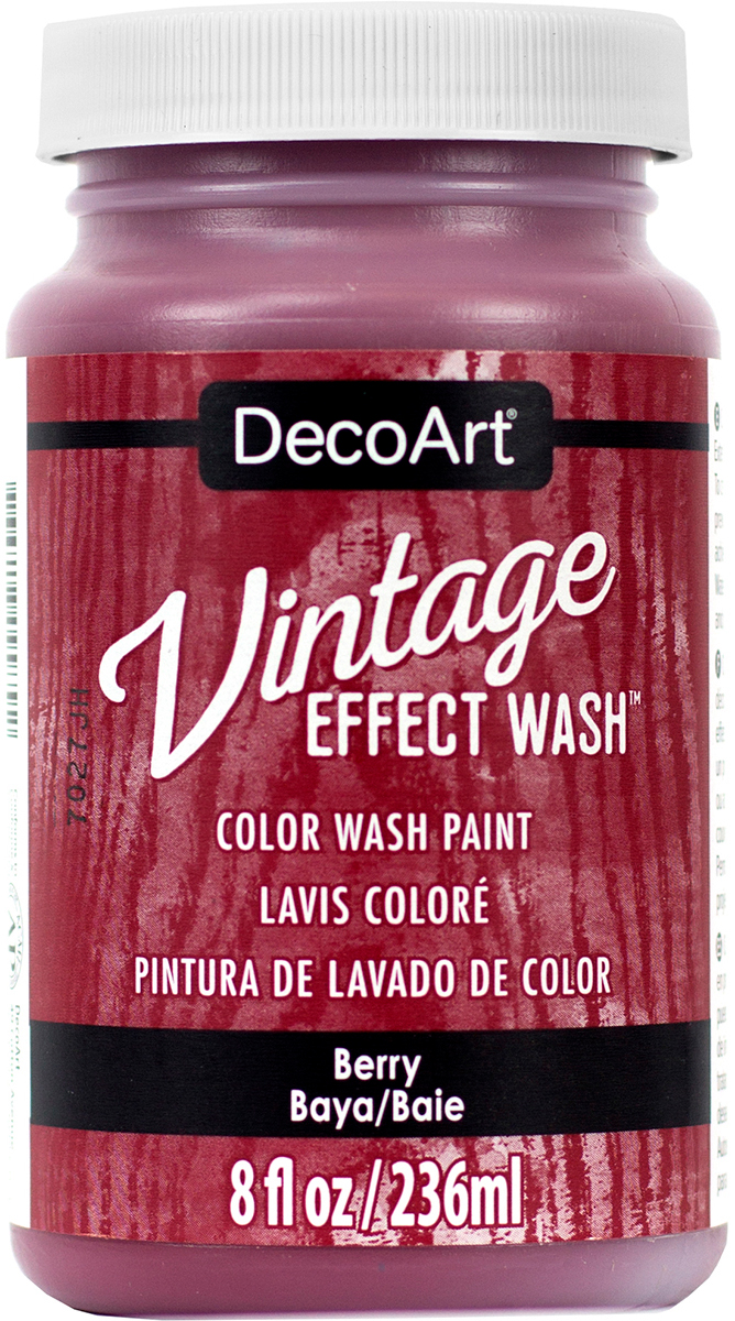 Deco Art DCW64-05 8 oz Americana Vintage Effect Wash Paint Berry Deco Art DCW64-05 8 oz Americana Vintage Effect Wash Paint Berry