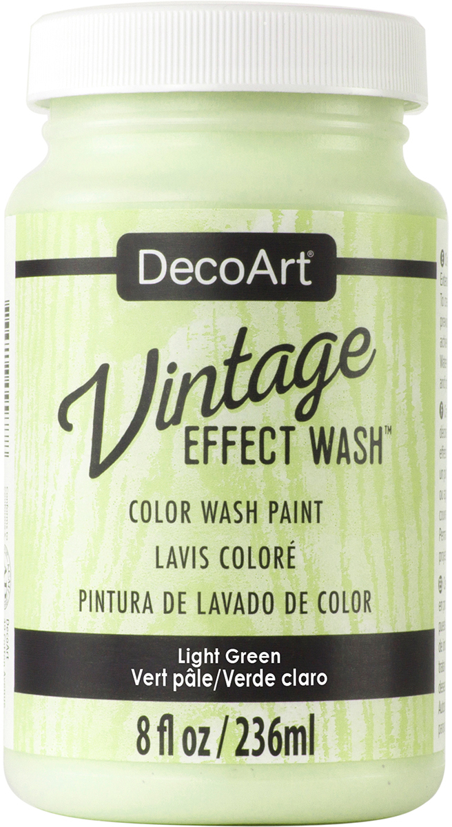 Deco Art DCW64-09 8 oz Americana Vintage Effect Wash Paint Light Green Deco Art DCW64-09 8 oz Americana Vintage Effect Wash Paint Light Green