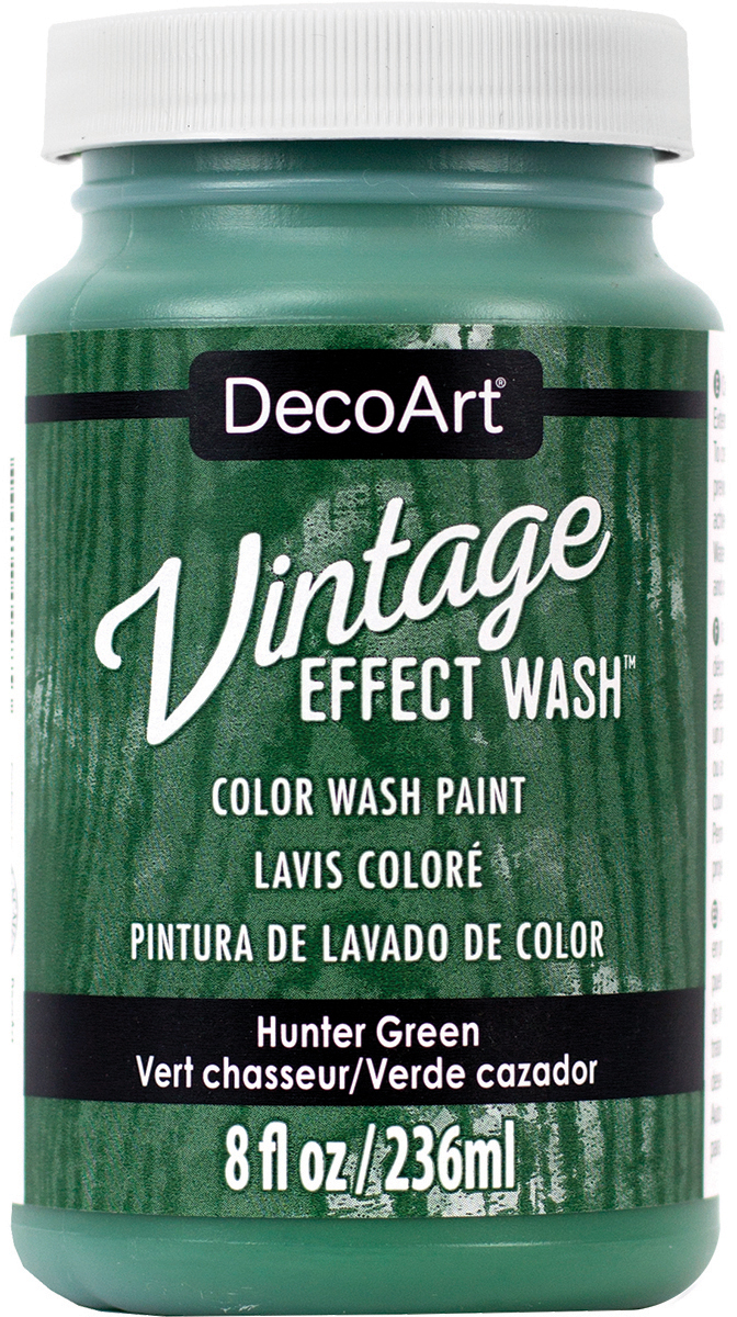 Deco Art DCW64-11 8 oz Americana Vintage Effect Wash Paint Hunter Green Deco Art DCW64-11 8 oz Americana Vintage Effect Wash Paint Hunter Green