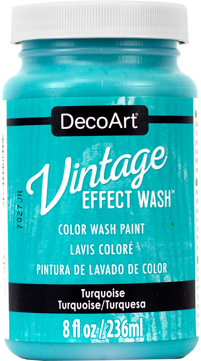 Deco Art DCW64-12 8 oz Americana Vintage Effect Wash Paint Turquoise Deco Art DCW64-12 8 oz Americana Vintage Effect Wash Paint Turquoise