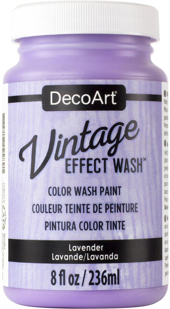Deco Art DCW64-15 8 oz Americana Vintage Effect Wash Paint Lavender Deco Art DCW64-15 8 oz Americana Vintage Effect Wash Paint Lavender