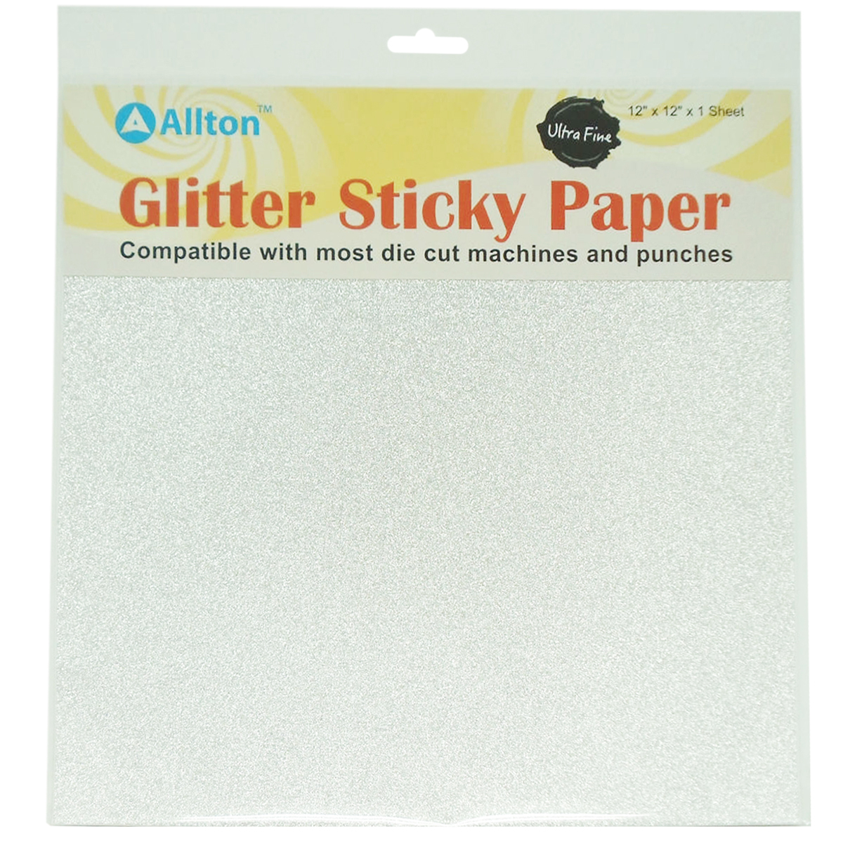 Allton GT1212-1 Ultra Fine Glitter Sticky Paper - Silver Allton GT1212-1 Ultra Fine Glitter Sticky Paper - Silver