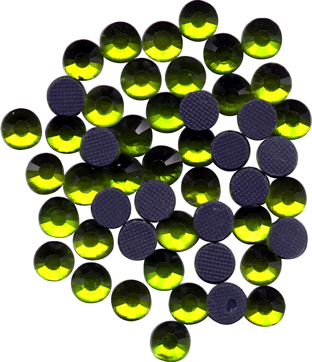 Vision Trims YG1-343 3 mm Hotfix Glass Crystals Olivine Green Vision Trims YG1-343 3 mm Hotfix Glass Crystals Olivine Green