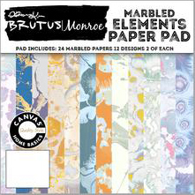 Canvas BRU4193 6 x 6 in. Marbled Elements Brutus Monroe Paper Pad Canvas BRU4193 6 x 6 in. Marbled Elements Brutus Monroe Paper Pad